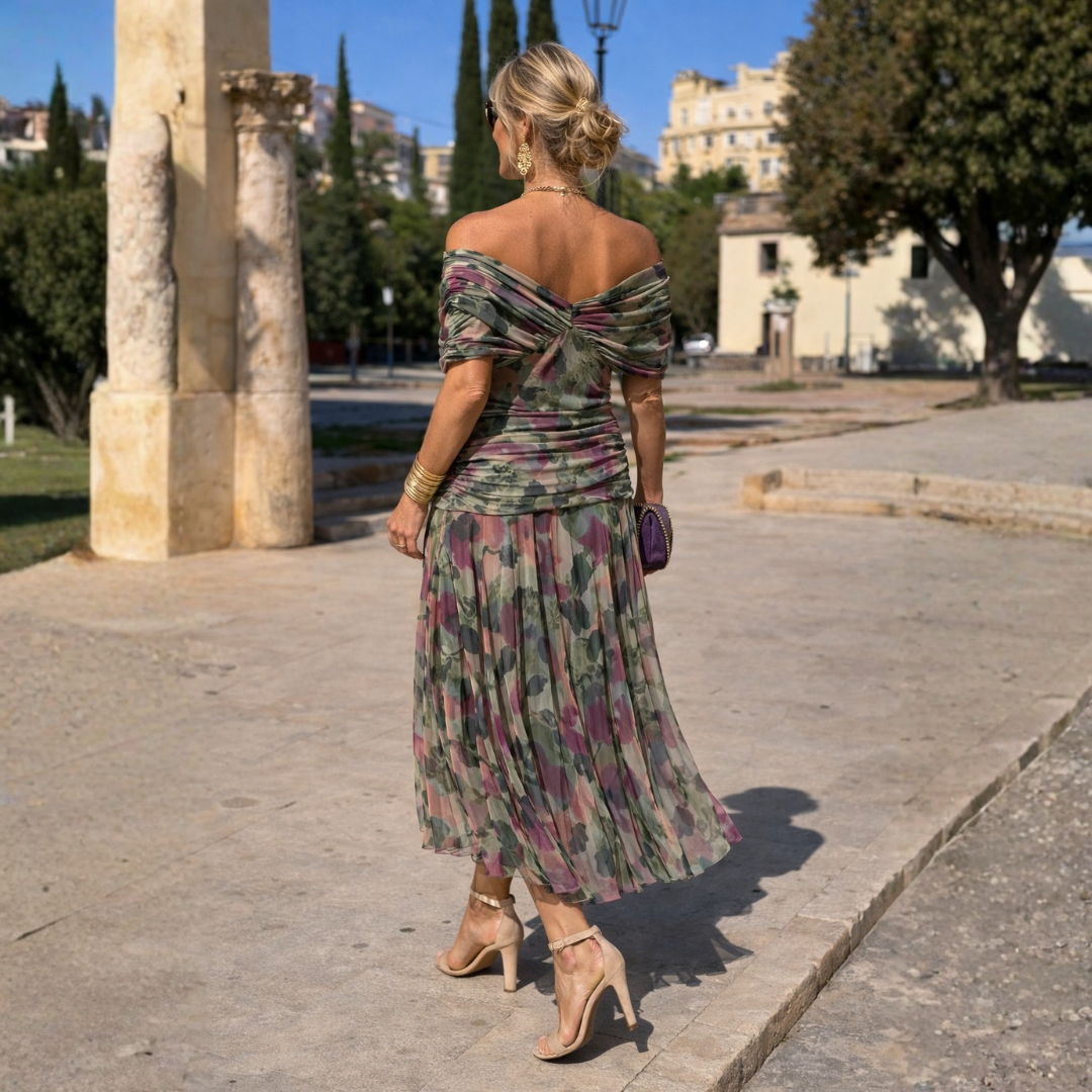 Maya | Off Shoulder Maxi Dress
