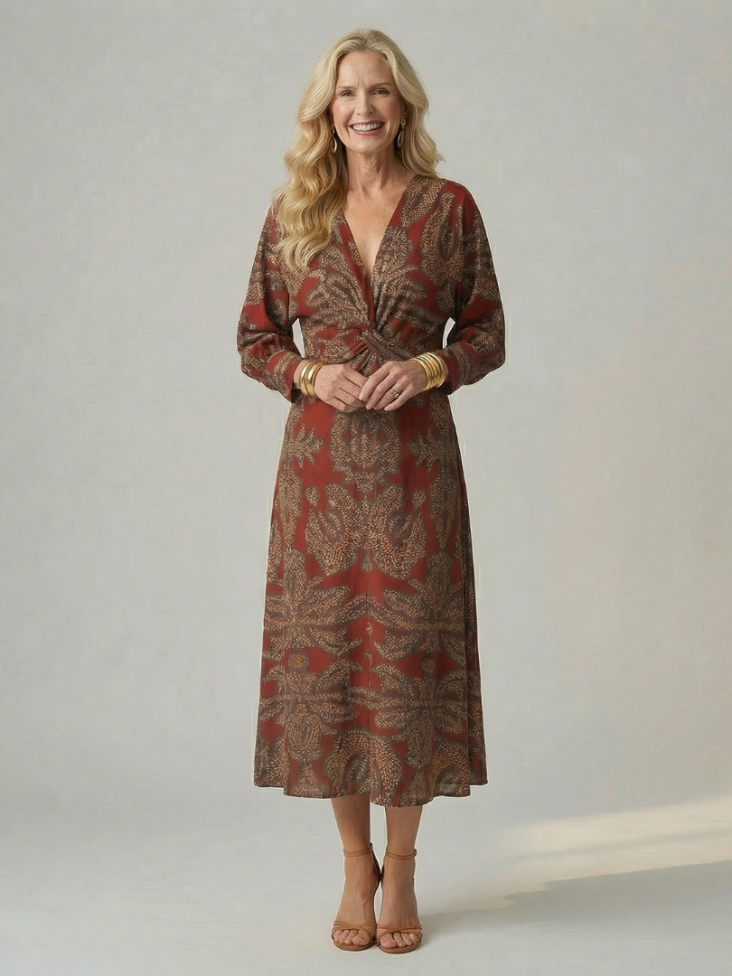 Ysadora | Printed Midi Dress