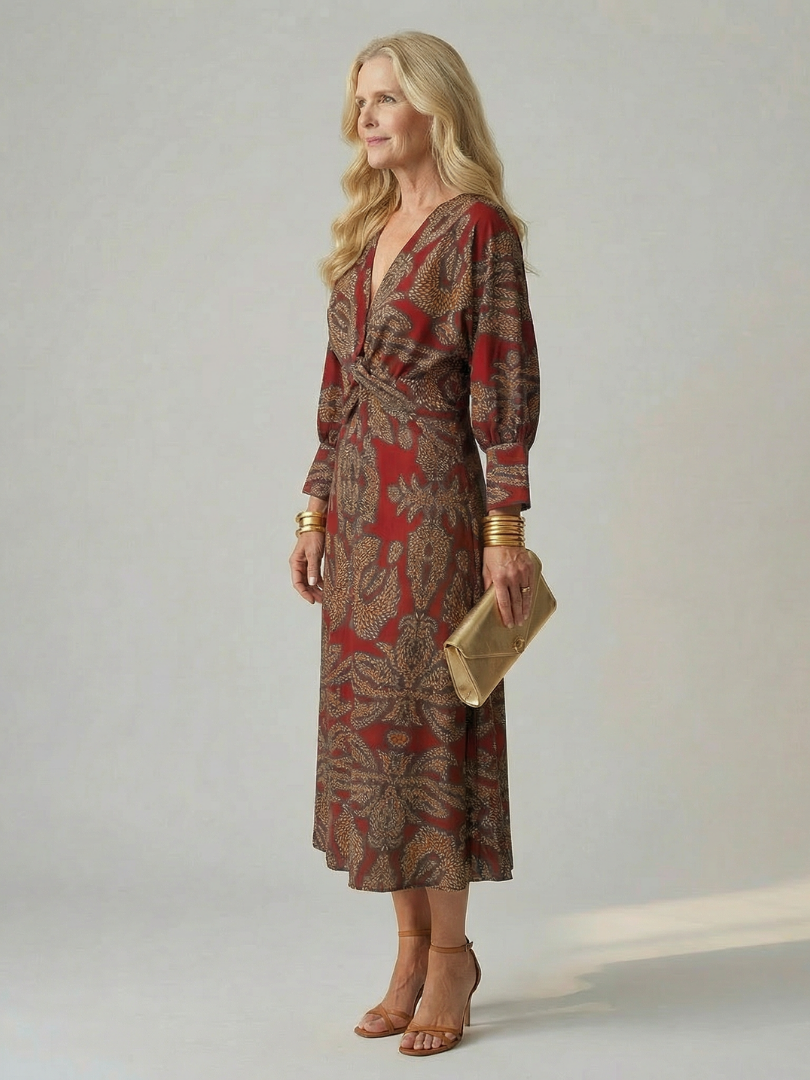 Ysadora | Printed Midi Dress