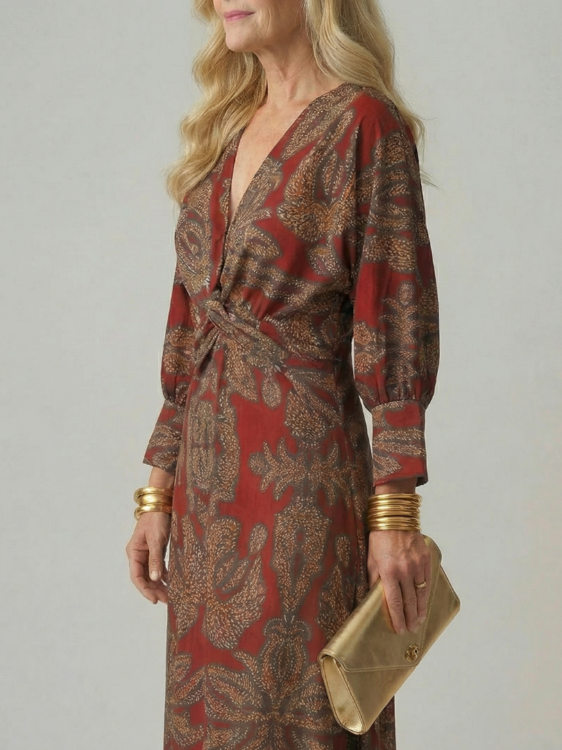 Ysadora | Printed Midi Dress