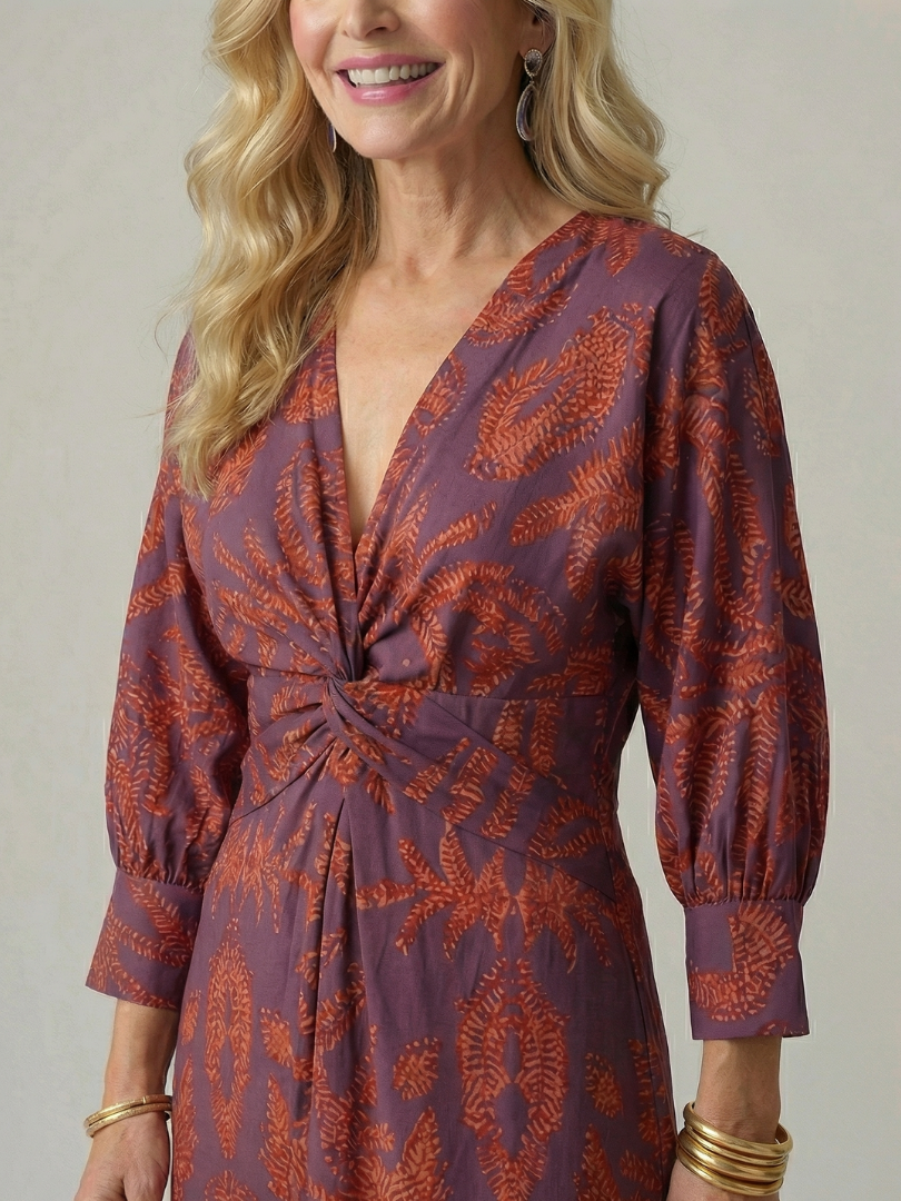 Ysadora | Printed Midi Dress