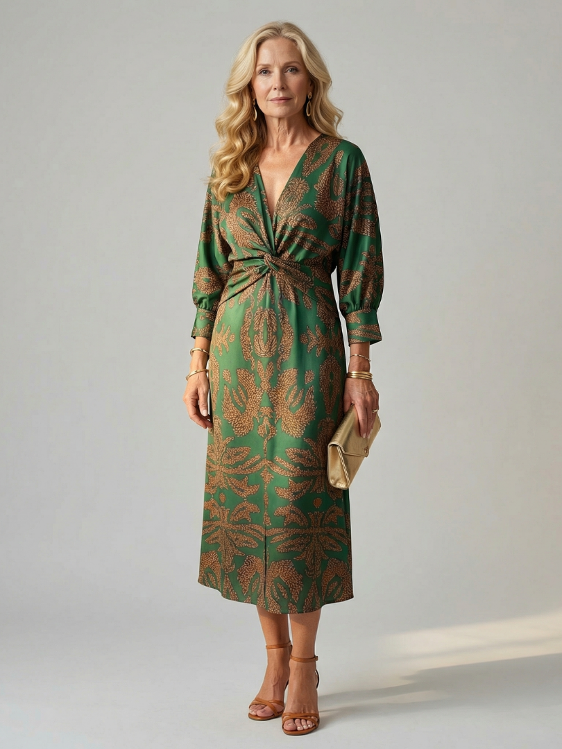 Ysadora | Printed Midi Dress