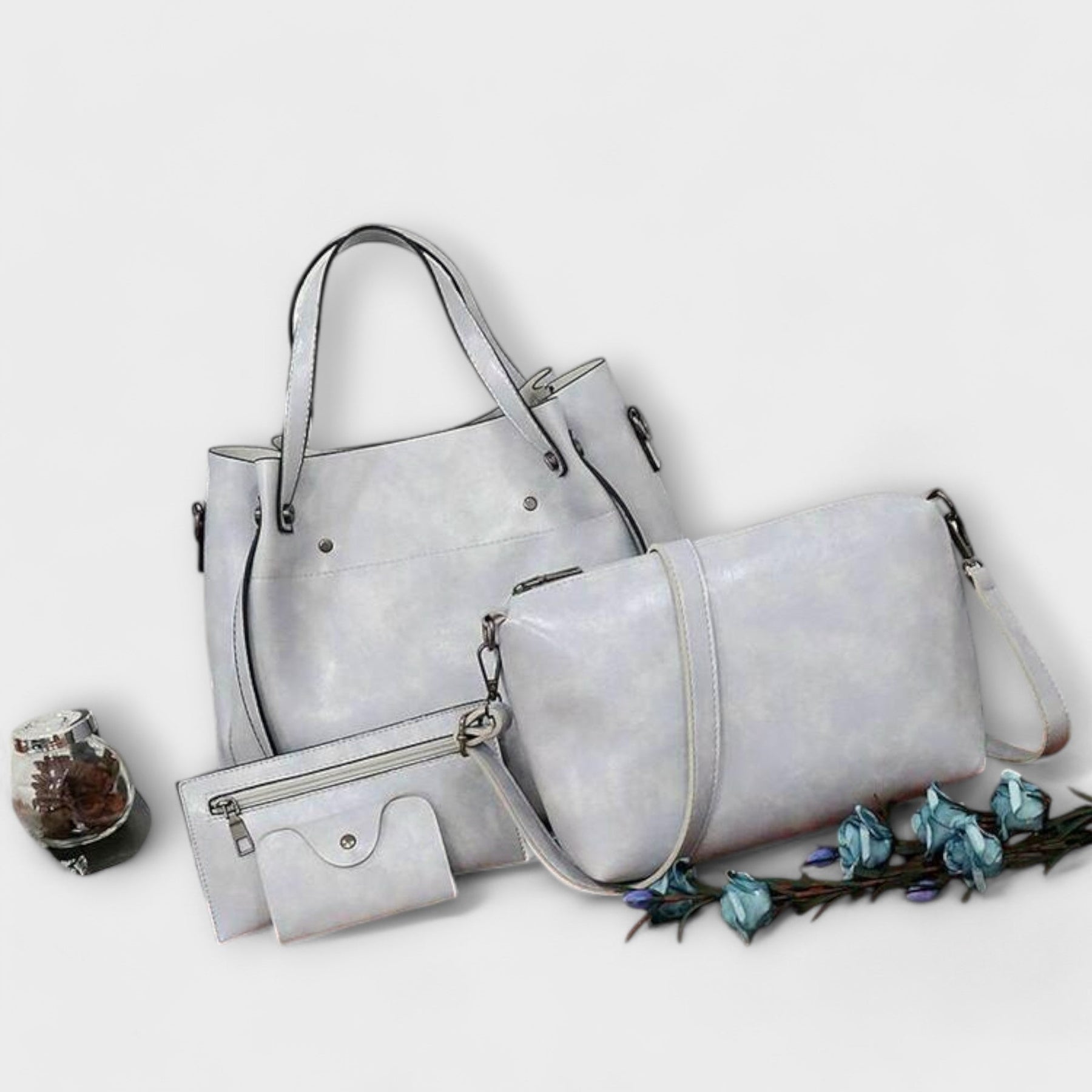 Jamie | 4-Piece Vintage Bag Set