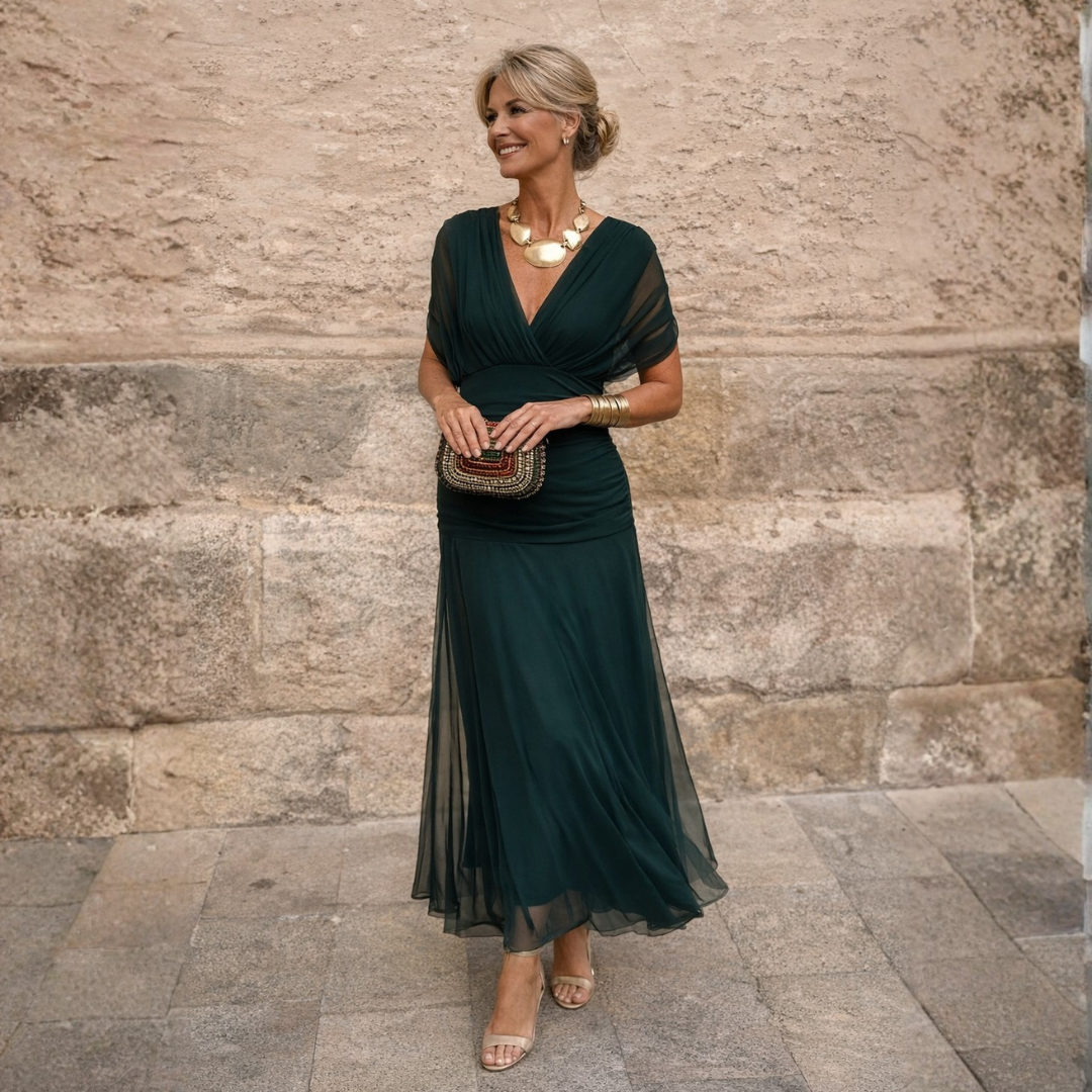 Maya | Off Shoulder Maxi Dress