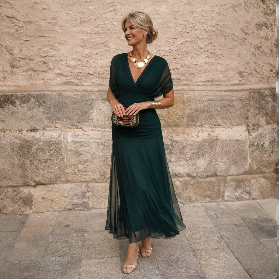 Maya | Off Shoulder Maxi Dress