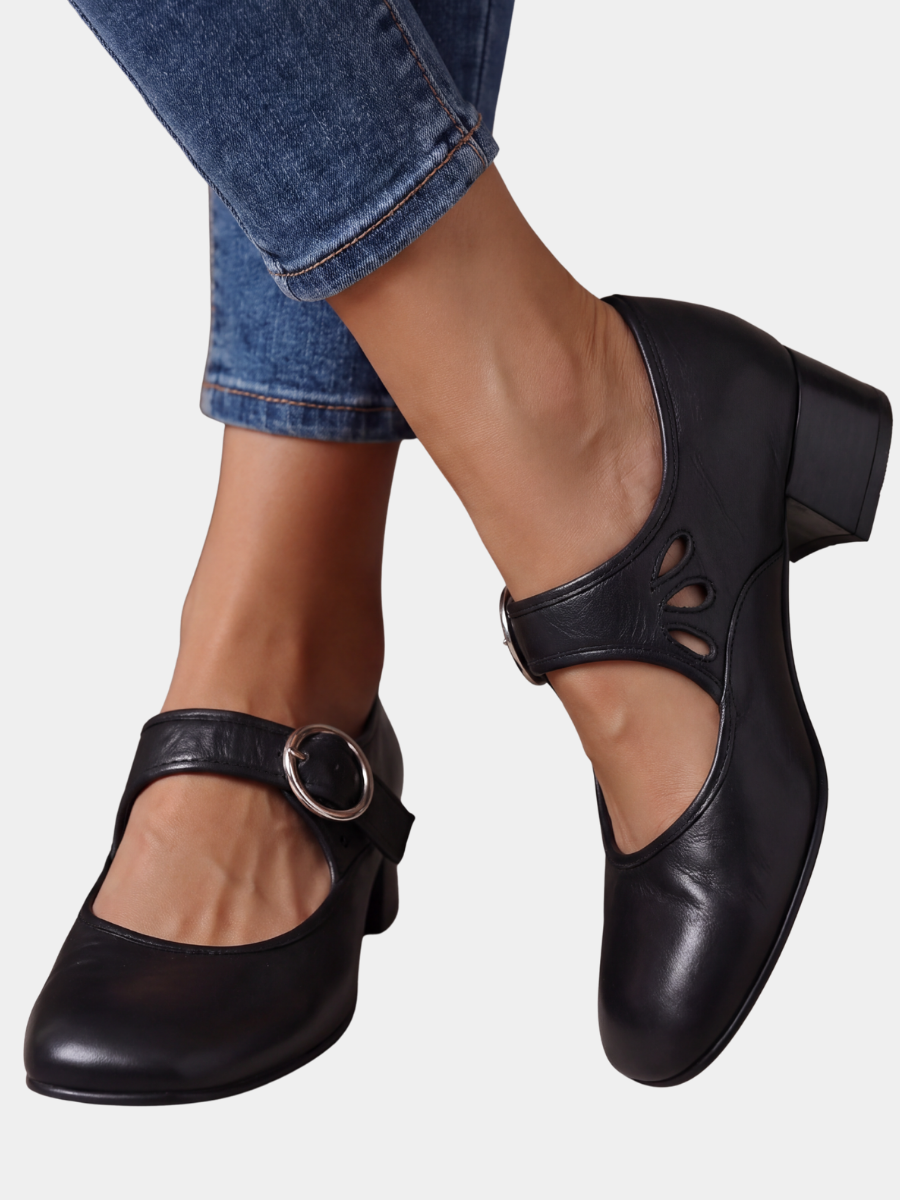 Josephine | Mary Jane Block Heels