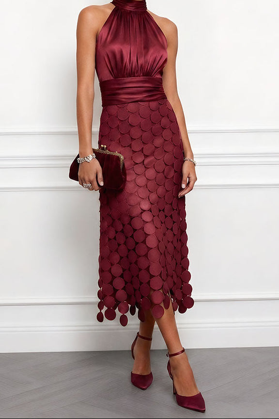 Serena | Elegant Midi Dress For Ceremonies