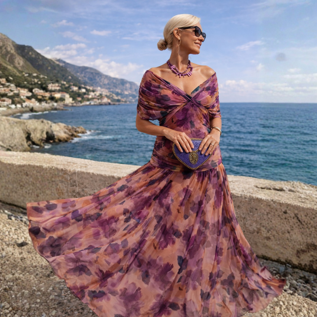 Maya | Off Shoulder Maxi Dress
