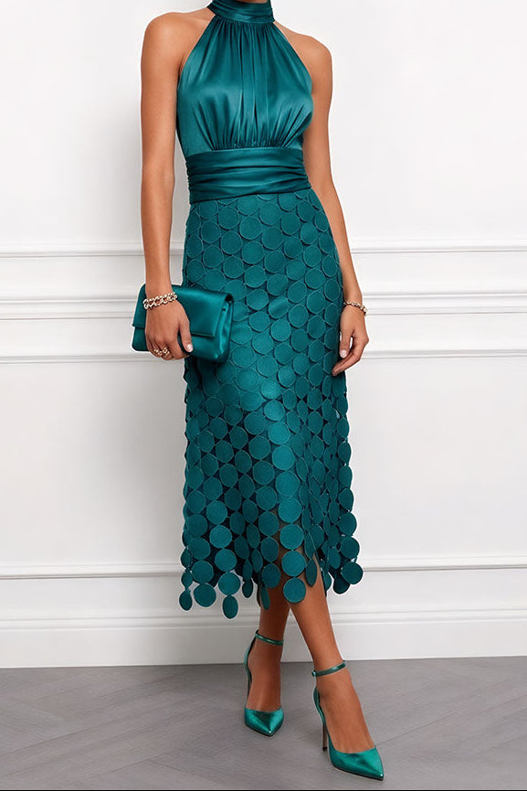 Serena | Elegant Midi Dress For Ceremonies