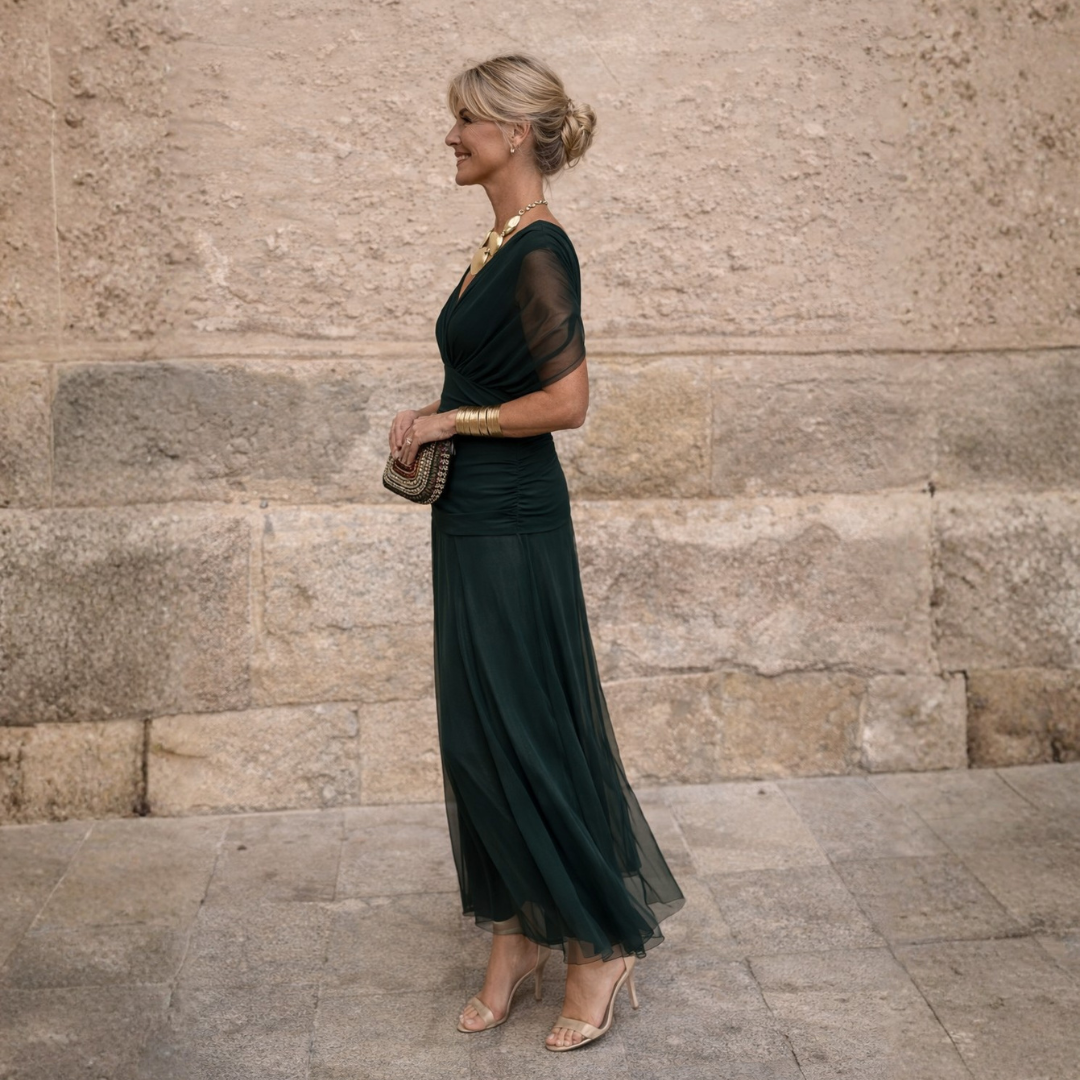 Maya | Off Shoulder Maxi Dress