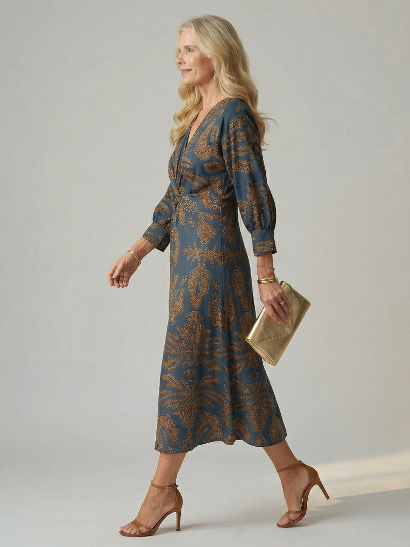 Ysadora | Printed Midi Dress