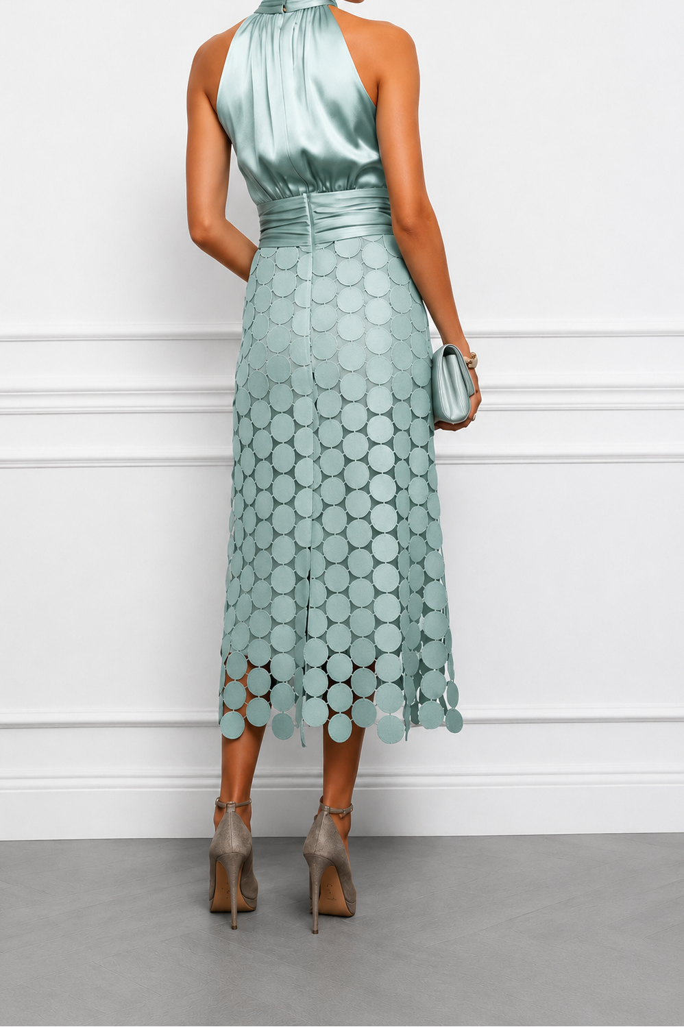 Serena | Elegant Midi Dress For Ceremonies