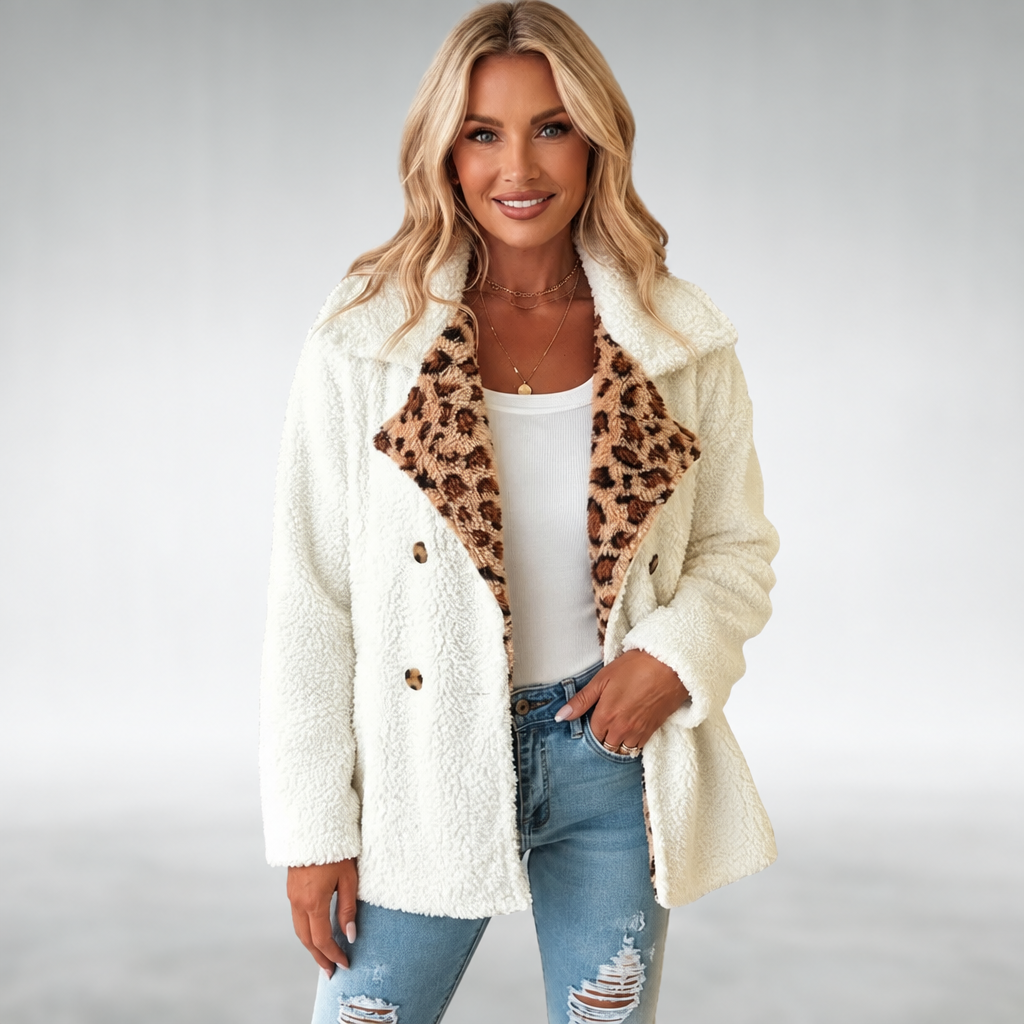 Lori | Cozy Leopard Teddy Coat