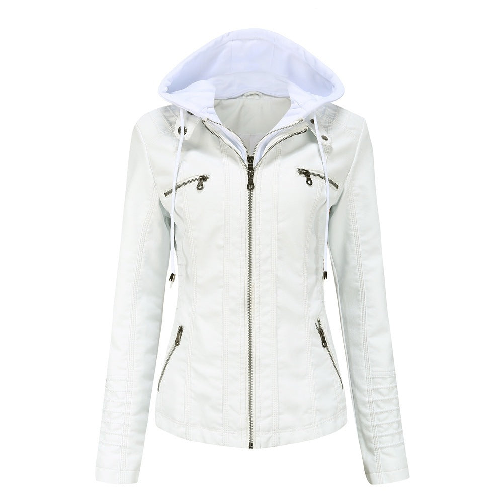 Callista | Hooded Moto Jacket