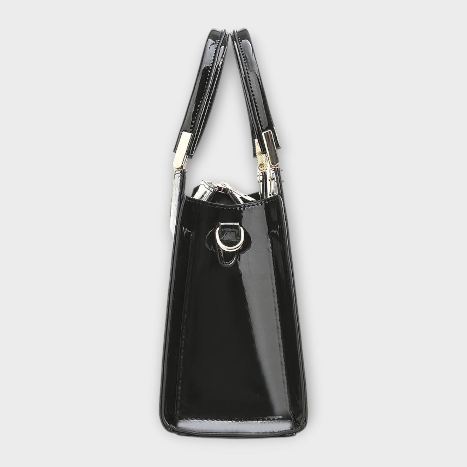 Jamie | Glossy Crocodile Pattern Handbag