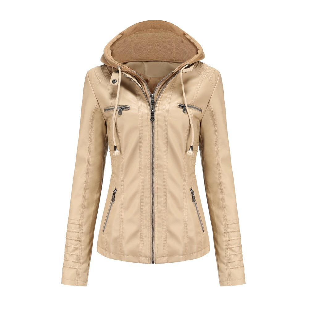 Callista | Hooded Moto Jacket