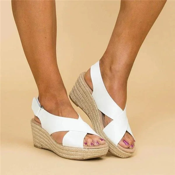 Clara | Comfortable Orthopedic Wedge Heel Espadrilles