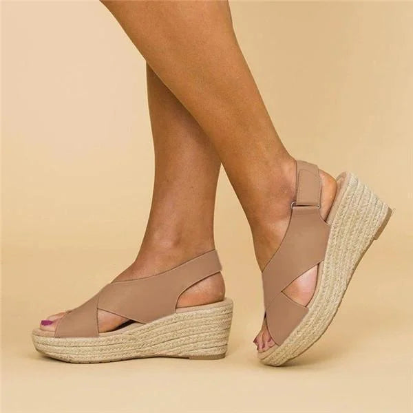 Clara | Comfortable Orthopedic Wedge Heel Espadrilles