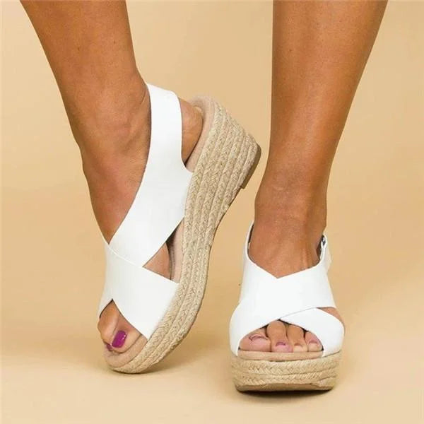 Clara | Comfortable Orthopedic Wedge Heel Espadrilles