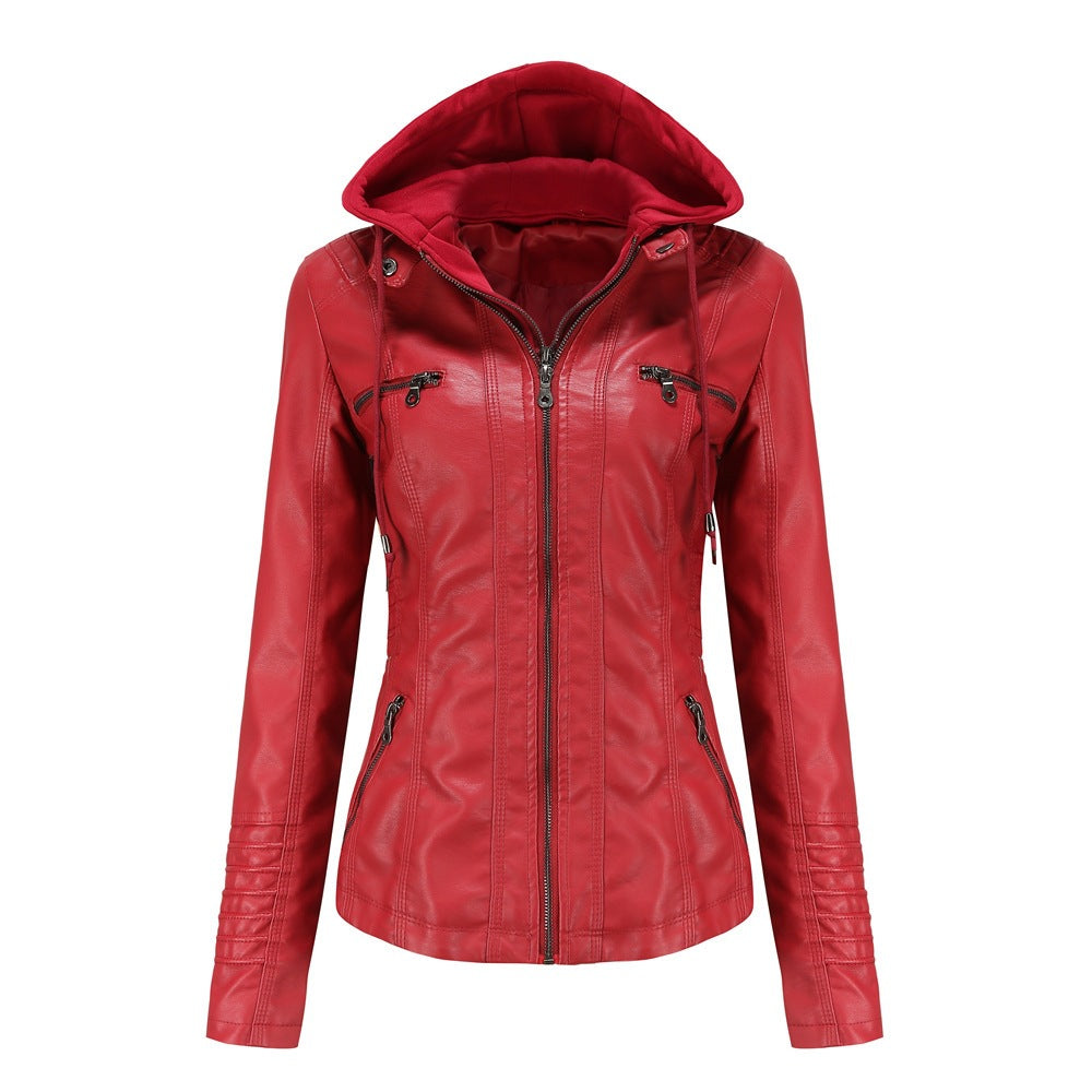 Callista | Hooded Moto Jacket