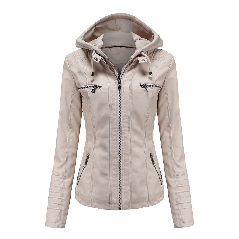 Callista | Hooded Moto Jacket